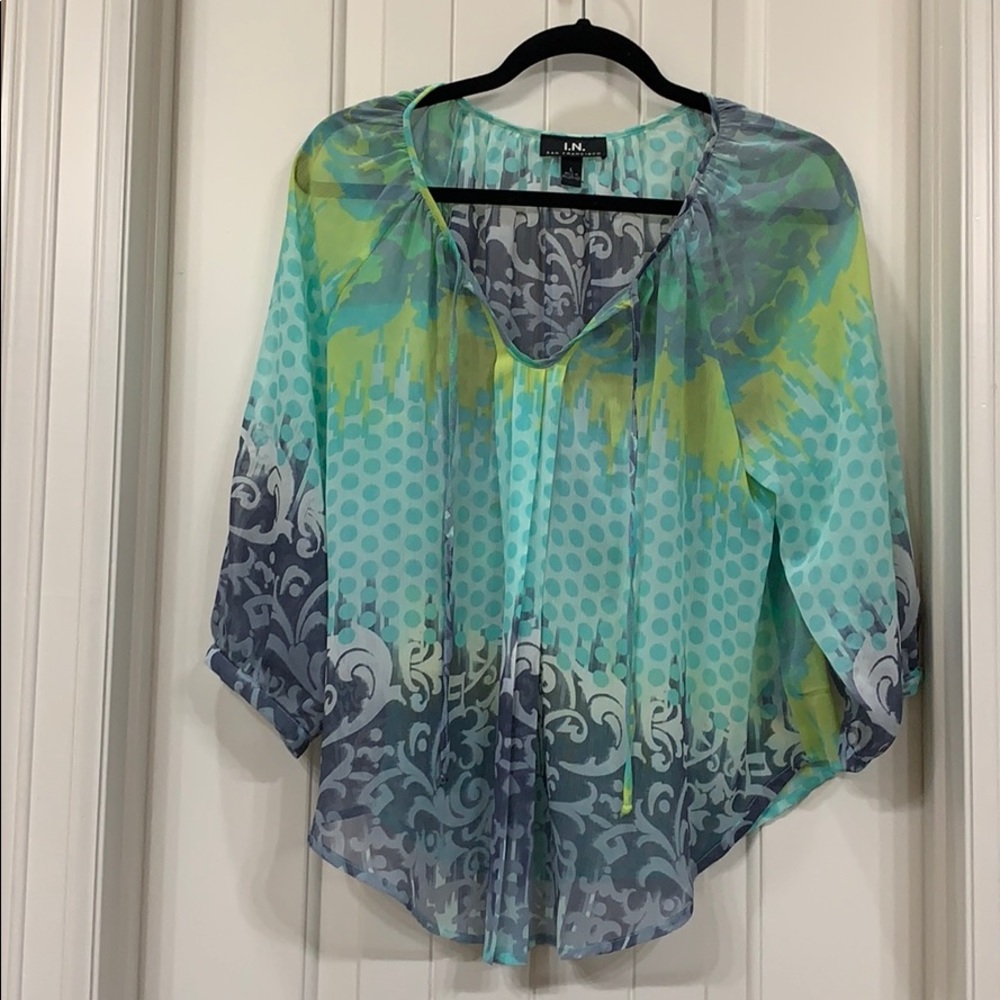 I.N. San Francisco L sheer top
